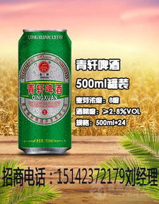 山东500毫升易拉罐啤酒厂招代理商加盟商价格,产品报价